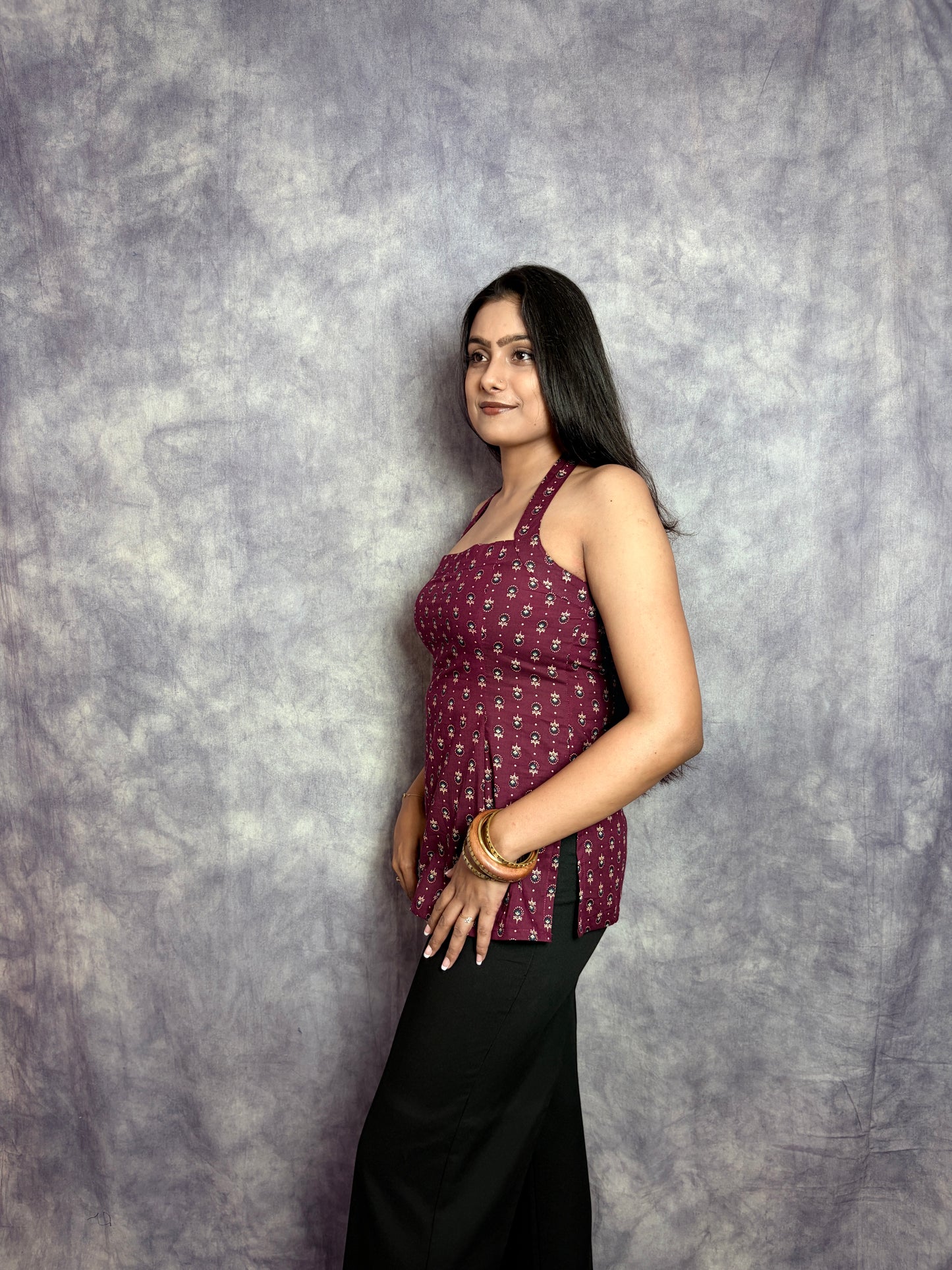 FLORA 2.0 HALTER KURTI