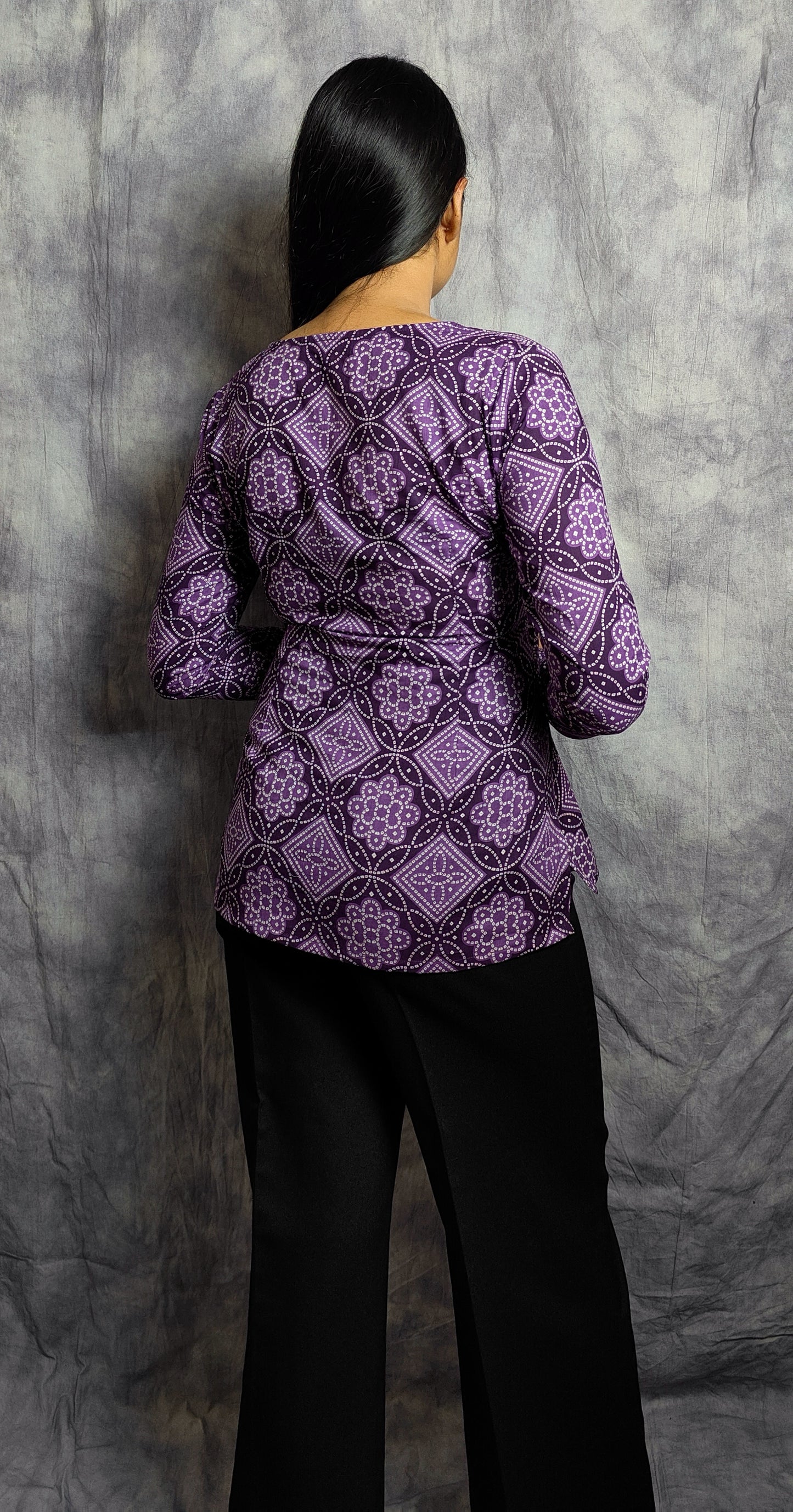 VIOLET VEIL U NECK KURTI